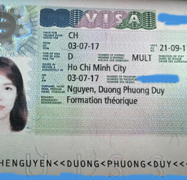Visa Nguyễn Dương Phương Duy