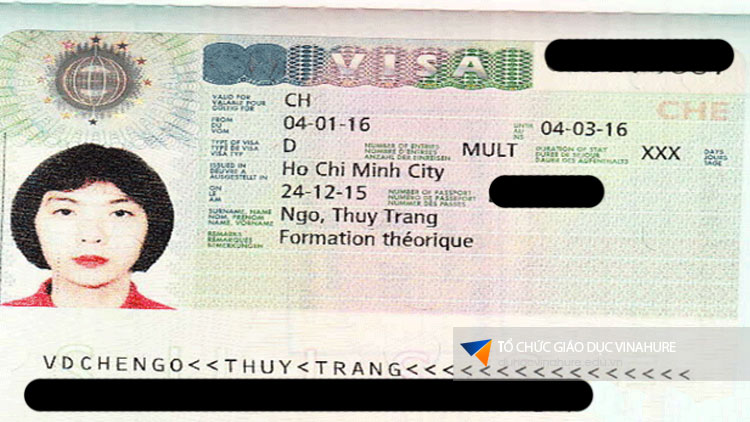 Visa du học Thụy Sĩ Thùy Trang
