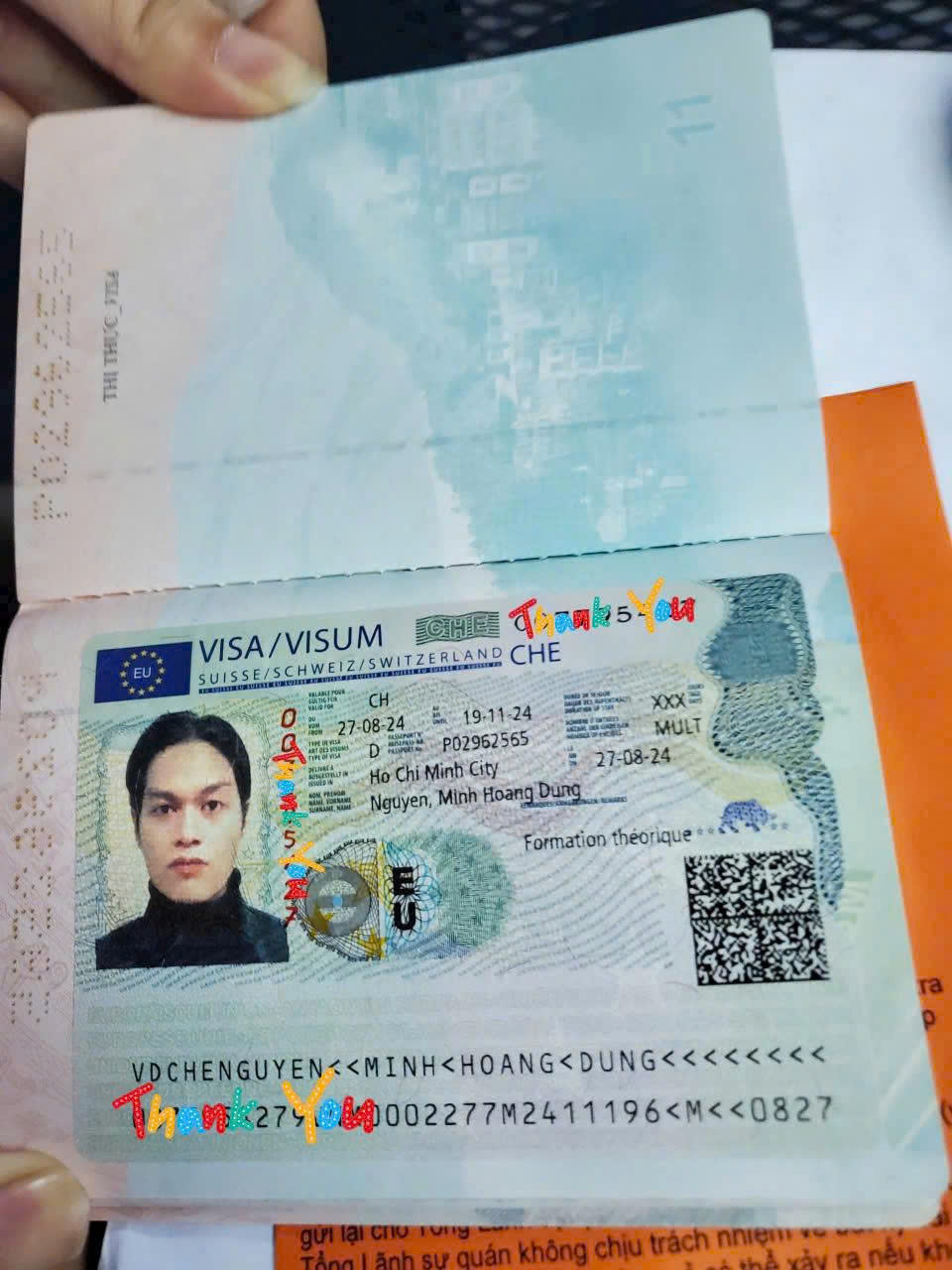 Chúc mừng học sinh Nguyễn Minh Hoàng Dũng nhận được visa du học Thụy Sĩ trường SHMS